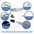 thumbnail image 2 of Contenedores de almacenamiento de alimentos Chef's Path, juego de 2 (6 litros) sin BPA, 2 of 7