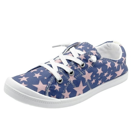 

Kmaischai Canvas Slip On Shoes For Women Women Shoes Casual Star Print Sports Shoes Canvas Fashion Casual Shoes Women S Casual Shoes Slip On Womens Work Shoes Office Casual Casual Tennis Shoes For W