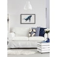 thumbnail image 4 of Marmont Hill Watercolor Blue Whale Framed Wall Art, 4 of 6