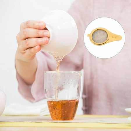 

DINHEAROM 1Pc Stainless Steel Tea Infuser for Loose Leaf Tea 11x7.3x2in