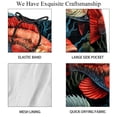 thumbnail image 4 of luoweisi Men's Beach Shorts Quick Dry Swim Trunks with Mesh Lining Fish M, 4 of 5