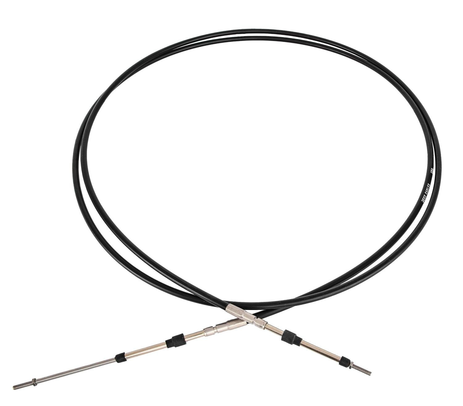 JEGS 15709 Morse Push/Pull Cable Length: 9 3 Stroke PTFE-Lined #10-32 ...