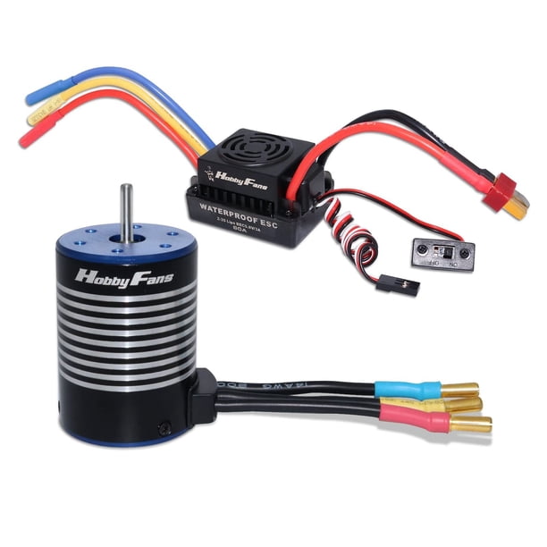 Liquidación especial!Motor sin escobillas 3650 4300KV + conjunto combinado ESC 60A para coche RC 1/10