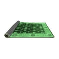thumbnail image 2 of Ahgly Company Indoor Round Oriental Emerald Green Traditional Area Rugs, 6' Round, 2 of 4