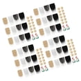 thumbnail image 1 of 4x 12 Piezas de Barba de Gnomo D Tela de Piel Sintética con 12 Piezas de Parches de Tela de Piel de de Suministros de Manualidades, 1 of 4