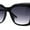 Black / Smoke, variant on SA106 Womens Mod Oversized Square Cat Eye Sunglasses Tortoise Brown