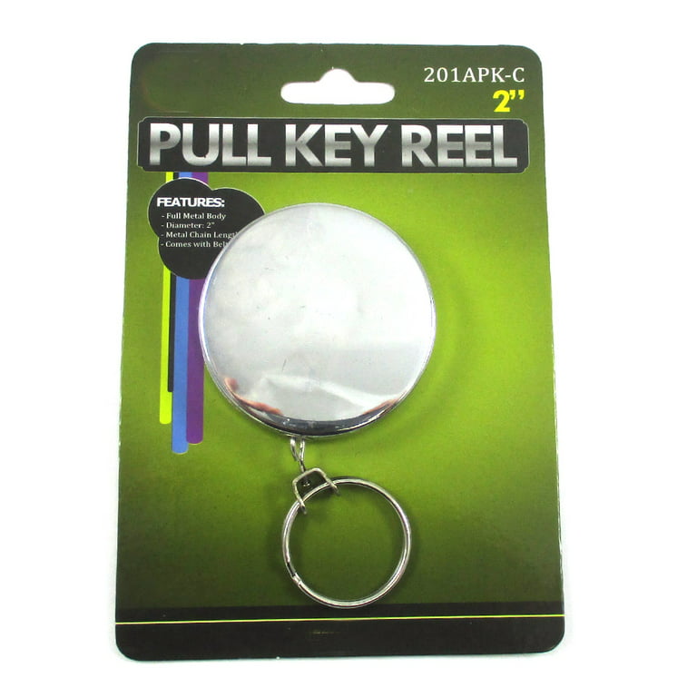 Heavy Duty Key Rings Retractable Reel, Textured – Retractable Reels