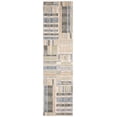 thumbnail image 3 of Oriental Weavers Atlas Area Rug 752 Casual Blue Banded Rows 1' 10" x 3' 2" Rectangle, 3 of 3