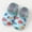 H-Sky Blue, variant on Dance Flower Shoes Student Boy Shoes Size 1 Soft Solid Children Baby Girls Size 1 Shoes Princess Girls Single Kid Little Girls Shoes Baby Shoes