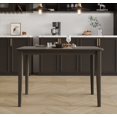 thumbnail image 2 of Home Design 5-Piece Denwin Dining Set, Taupe, Rectangular table, Shaker legs, Wood-detail chairs, Padded seats, Small-space friendly, Elegant design, 2 of 7