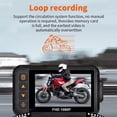 thumbnail image 2 of Camlekor Dual-Camera Motorcycle Dashcam 1080P Resolution Built-in 32GB Memory Card Loop Recording Mode Parking Surveillance Mode, 2 of 8