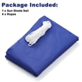thumbnail image 6 of Sun Shade Sail for Patio, Yamaziot 6.6'x10' Rectangle Canopy, Waterproof UV Block Cover Sunshade for Outdoor Backyard Lawn Garden Pool, Blue, 6 of 7