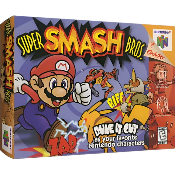 Super Smash Bros Nintendo 64 Físico en Caja con Manual