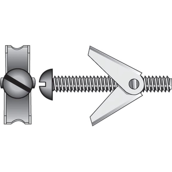 0.25 x 3 in. Toggle Bolt- pack of 6