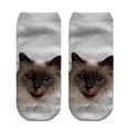 thumbnail image 4 of ENJOYW Cute 3D Cat Animal Print Women Breathable Polyester Elastic Low Cut Ankle SocksPolyester, 4 of 7