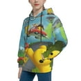 thumbnail image 6 of Wobbly Life Kids Pullover Hoodies 3d Print Hooded Sweatshirt With Packet For Boys Girls, 6 of 8