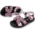 thumbnail image 5 of Baby Toddler Boys Girls Summer Sandals Slip-On Open Toe Beach Pool Slides Sandals Little Kid Non-Slip Soft Rubber Sole Princess Flat Shoes, 5 of 7