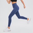 thumbnail image 2 of Pantalones de yoga de licra de primavera y verano con cintura alta y realce de cadera, mallas deportivas desnudas para correr y fitness, 2 of 6