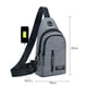thumbnail image 4 of Bolsa De Pecho Riñoneras informales para hombre, riñoneras seguras, accesorios para deportes al aire libre (gris), 4 of 8