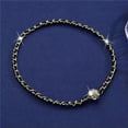 thumbnail image 3 of HOOUN Luxury 925 Silver,Gold Round Cut Cubic Zircon Women Necklace Pendant Jewelry-#1, 3 of 7