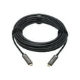 thumbnail image 2 of Tripp Lite USB-C Fiber (10 Gbps) Data Cable, Backward Compatible USB 3.2 Active Optical Cable, Male to Male, Plenum-Rated for Wall Installations, 33 Feet / 10 Meters, 3-Year Warranty (U420F-10M-D321), 2 of 4