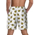 thumbnail image 4 of Fotbe Cute Little Bee Men’s Swim Trunks Quick Dry Swim Shorts Board Shorts with Mesh Lining-Medium, 4 of 9