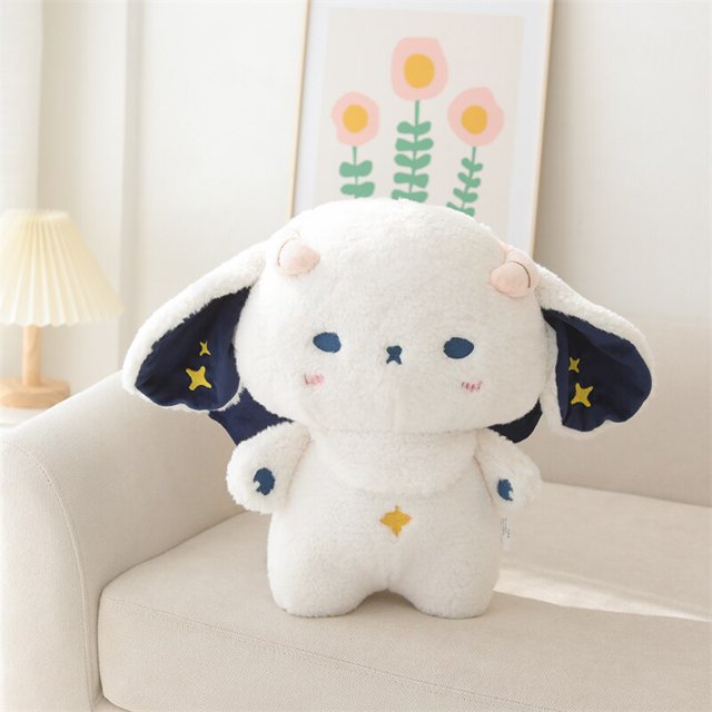 Cielo estrellado pequeño lobo Panda oveja peluche colgante Linda muñeca cama regalo para niños niñas zhangyuxiang LED