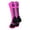 #03, variant on Neon Pink/Black Player Id Crew Number Socks (#77, Large)