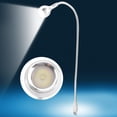 thumbnail image 4 of Lámpara USB, Teclado de aleación de Aluminio Que Enciende la luz giratoria Flexible Creativa del Escritorio de LED Mini(Plata + Blanco Puro) EOTVIA No, 4 of 7