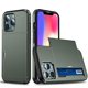 thumbnail image 1 of Funda deslizante para teléfono con ranura para tarjeta de crédito para iPhone 14 13 12 11Pro Max XR XS Max X 8 7 Plus Edge TPU Armor a prueba de golpes Tan Jianjun unisex, 1 of 2