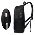 thumbnail image 6 of YFYANG 17" Laptop Backpack, Purple Watercolor Art Fashion Travel Work Backpack with USB and Headphone Cable Interface for Men and Women, 6 of 8