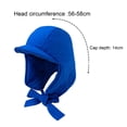 thumbnail image 6 of comerut Winter Warm Down Padded Hat Ultra-Thick Solid Color Outdoor Riding Windproof Thickened Ear Protector Hat, 6 of 8