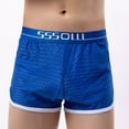 thumbnail image 2 of Sexy Men Ice Silk Seamless Boxer Briefs Pouch Underwear Shorts Trunks Underpants, 2 of 11