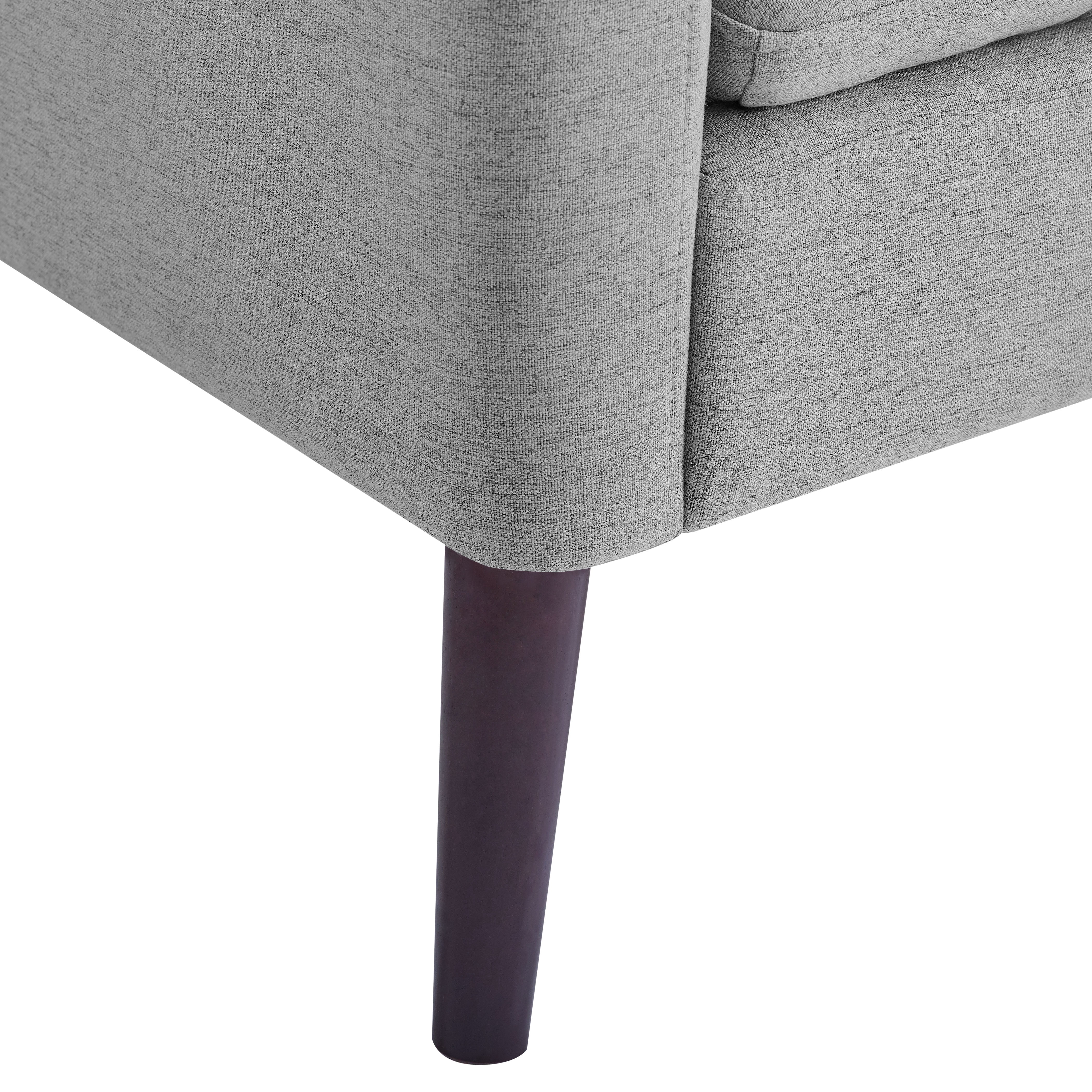 Aukfa Accent Chair,Tufted Upholstered Armchair for Living Room,Gray