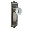 thumbnail image 2 of Grandeur Winfon_Prv_234 Windsor Solid Brass Rose Privacy Door Knob Set - Brass, 2 of 7