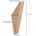thumbnail image 3 of Juego de 6 percheros vintage, percheros de madera, capacidad de carga 5 kg, percheros de pared, percheros para albornoces, percheros para sombreros, percheros, percheros multiusos, percheros para, 3 of 5