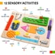 thumbnail image 3 of Juguete sensorial de madera Montessori Busy Board ABERLLS para 1 a 3 años, 3 of 9