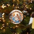 thumbnail image 4 of Precios de Oportunidad, Adornos de Natividad Sublimación Decoración navideña única Diseño de Cristo Niño María Regalo Decoración para árbol de Navidad Akmoler, 4 of 9