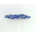 thumbnail image 2 of Faship Blue Floral Small Hair Barrette Clip, 2 of 5