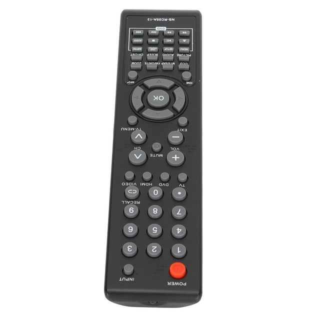 DVD Remote, Battery Powered Replacement TV Remote Control Easy To Use Universal For Insignia DVD For NS-RC05A-13 For Insignia TV