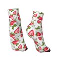 thumbnail image 4 of Bingfone Strawberry1 Design Patterned Men'S Women'S Casual Cotton Socks, 4 of 9