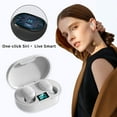 Jrocdr 5.0 Wireless Headset Portable Charging With LED Display Earbud ...