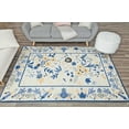 thumbnail image 4 of Rugs America Hanna VA30D Gardenia Ivory Gold Floral Transitional White Area Rug, 9'x12', 4 of 9