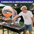 thumbnail image 3 of Sakerplus Electric Grill Cleaner, Saker Electric Grill Cleaner Bristle Rechargeable BBQ Tool A, 3 of 5