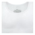 thumbnail image 3 of Camiseta Interior Rinbros para Hombre, Cuello Redondo Algodón Blanco Value Pack 4 Piezas Talla CH, 3 of 4