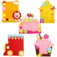 thumbnail image 1 of 5PCS Photo Frame Lovely Non-woven Tabletop Picture Frame DIY Craft Kit for Kids, 1 of 10