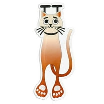 Cute Cat Bookmark Set - Colorful Flat Page Markers for Students, Back to School Supplies, Teacher Gifts | Ultra Thin Non-Slip Reading Accessories