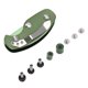 thumbnail image 2 of Llave de llave Ligeros plegables Keys Organizador de bolsillo de aluminio, 2 of 7