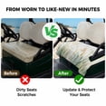 thumbnail image 4 of Golf Cart Seat Covers for 2 Seater,Vintage Green Leaf Microfiber Cart Seat Towel Blanket,Spring Country Retro Botanical Absorbent Breathable Non Slip Bench Seats Protector for Golf Course 51"x31", 4 of 9