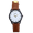 Brown, variant on Men's 20 mm Leather Wristwatches, White, (I-TW493)